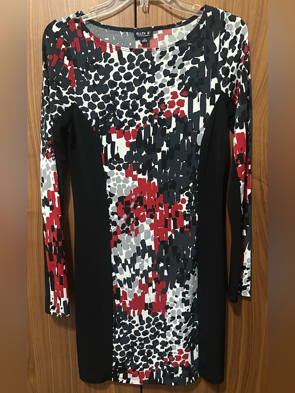 Allen B. By Allen Schwartz Long Sleeve Panel Dress